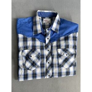 Vintage Kenny Rogers Shirt Mens 2xl Pearlsnap Western Shirt Made Usa